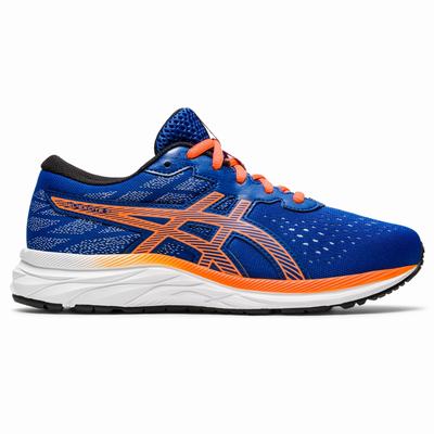 Asics Gel-Excite 7 GS - Lasten Juoksukengät - Sininen/Oranssi